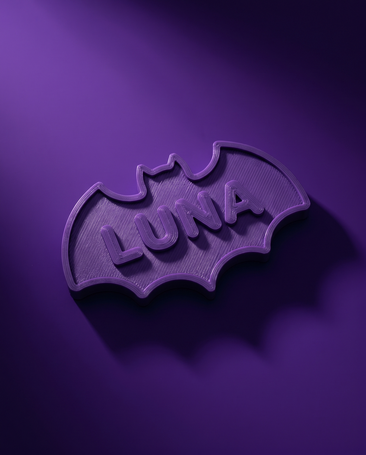 Tag de Collar Murciélago — Placa Personalizable de Halloween — once once LAB