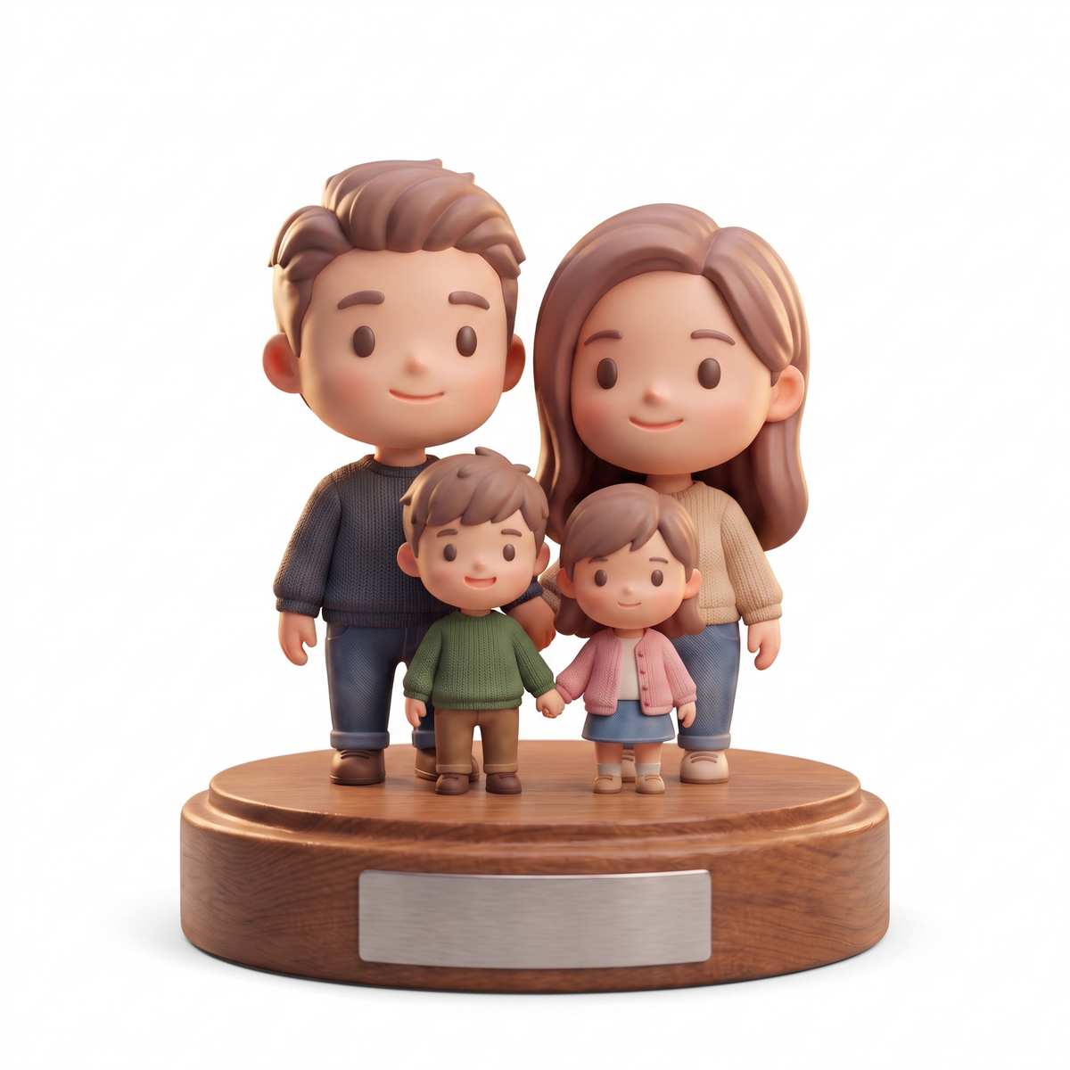 Mini Figura Personalizada de tu Familia - Recuerdo desde tu Foto