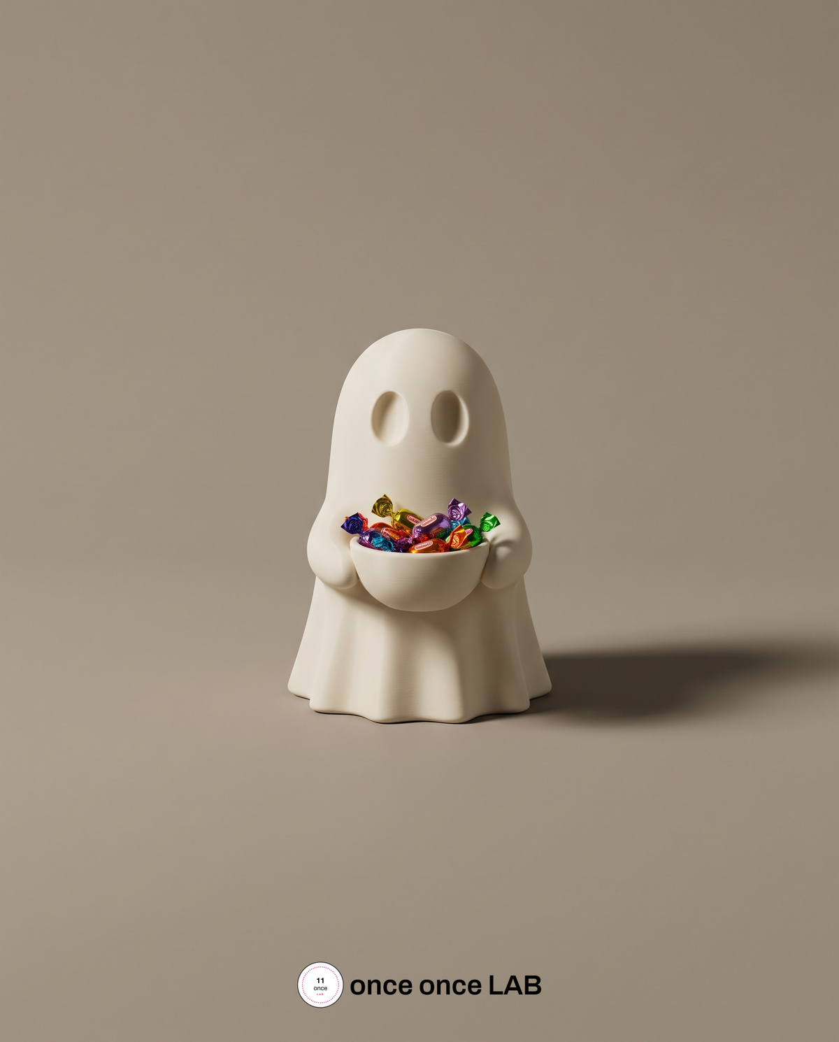 Fantasma Dulcero — Bowl Decorativo de Halloween