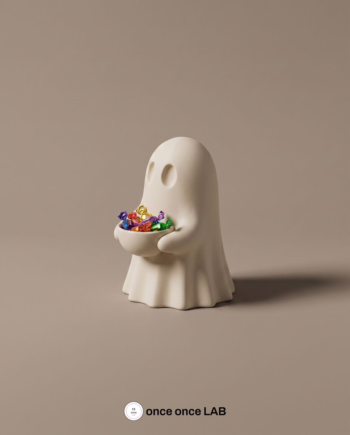 Fantasma Dulcero — Bowl Decorativo de Halloween