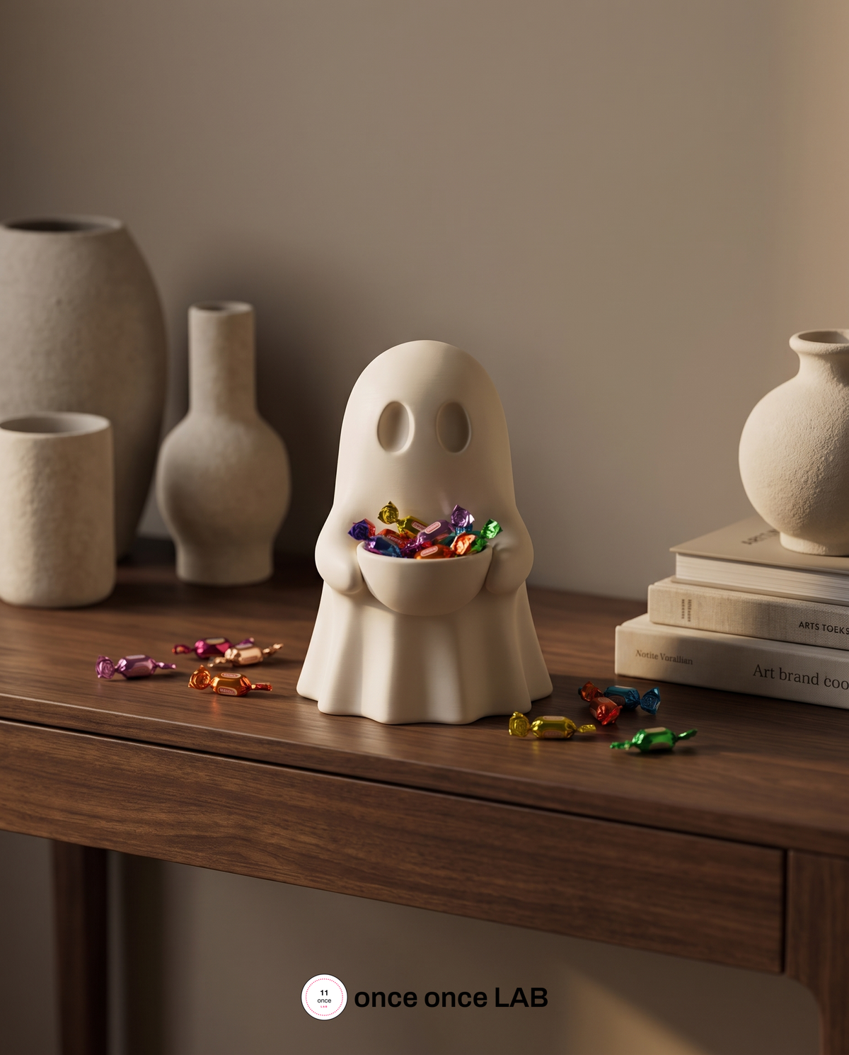 Fantasma Dulcero — Bowl Decorativo de Halloween
