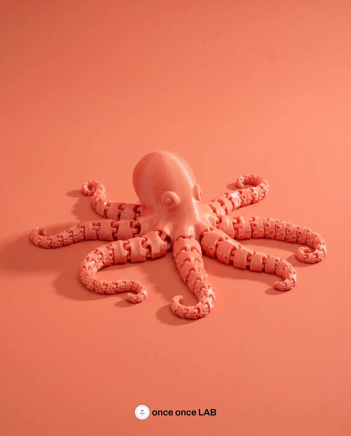 Pulpo Articulado Flexible 21 cm Antiestres Coleccionable