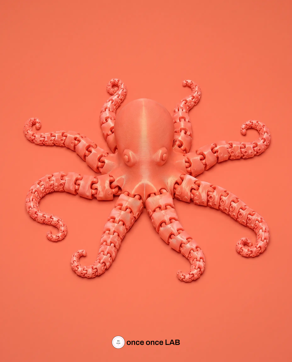 Pulpo Articulado Flexible 21 cm Antiestres Coleccionable
