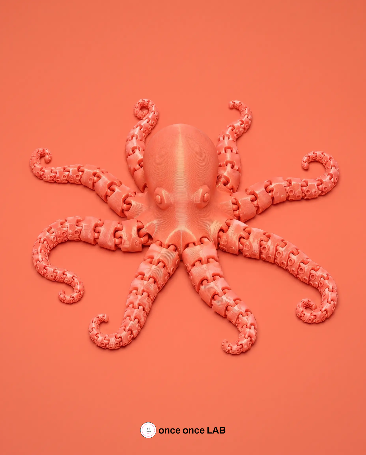 Pulpo Articulado Flexible 21 cm Antiestres Coleccionable