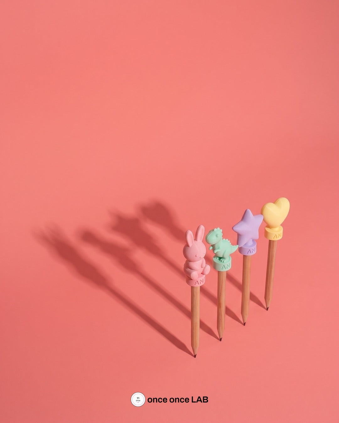 Toppers de lápiz con nombre (set 4)