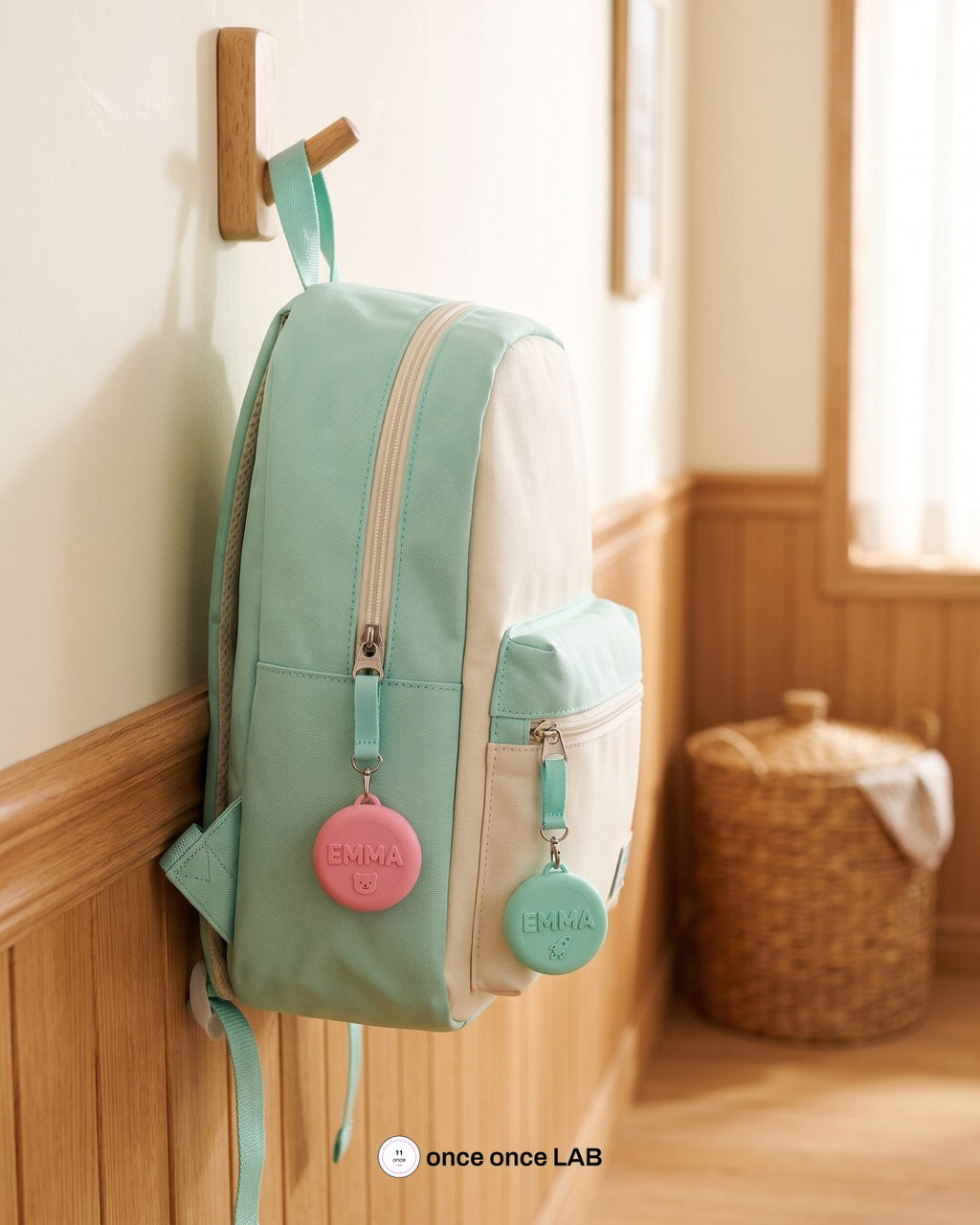 Tags con nombre para mochila (set 2)