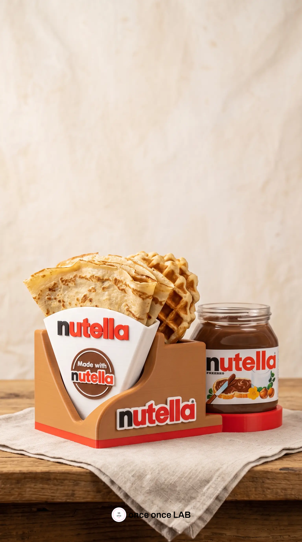 once once LAB B2B — nutella2 waffle
