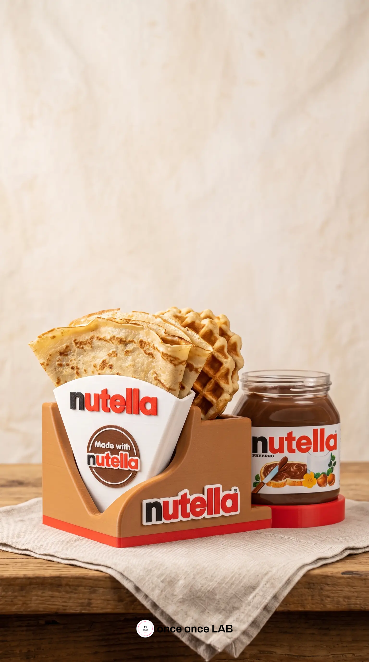 once once LAB B2B — nutella2 waffle