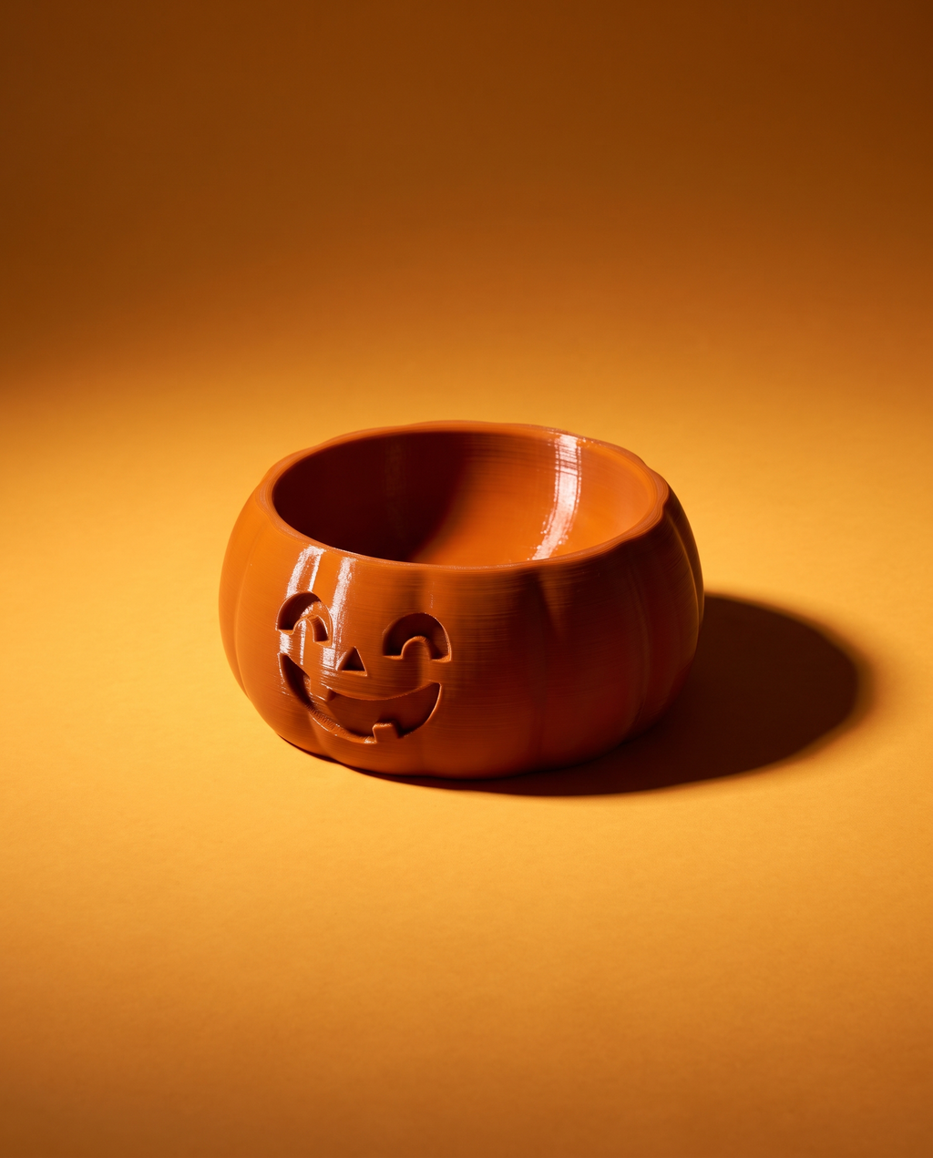 Tazón Calabaza para Perro — Comedero Jack-o-Lantern de Halloween — once once LAB