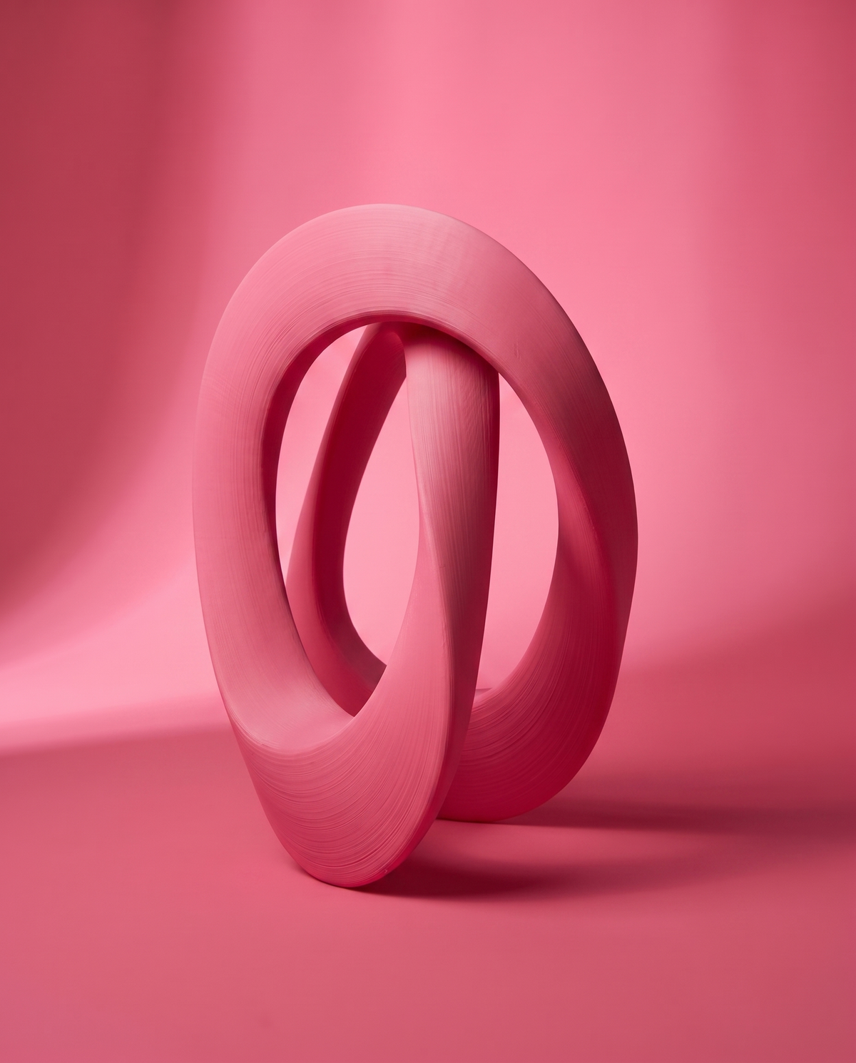 Escultura Abstracta Loop — Objeto de Diseño