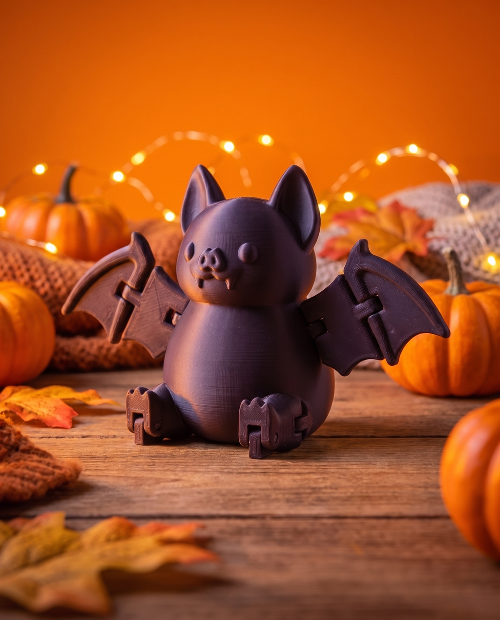 Murciélago Articulado — Antiestrés Coleccionable de Halloween