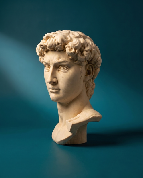Busto de David — Escultura Decorativa de Diseño