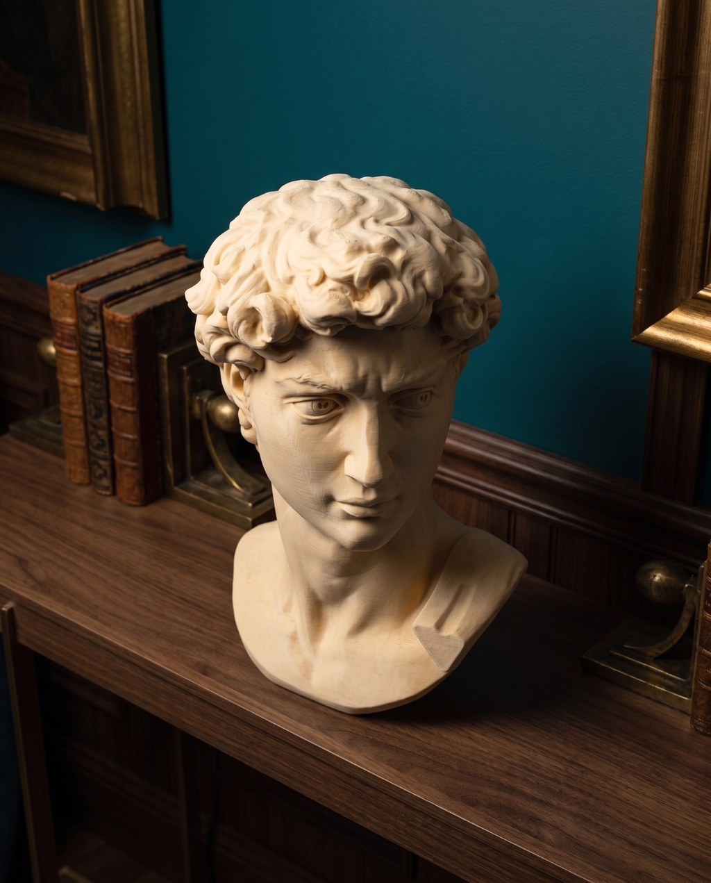 Busto de David — Escultura Decorativa de Diseño