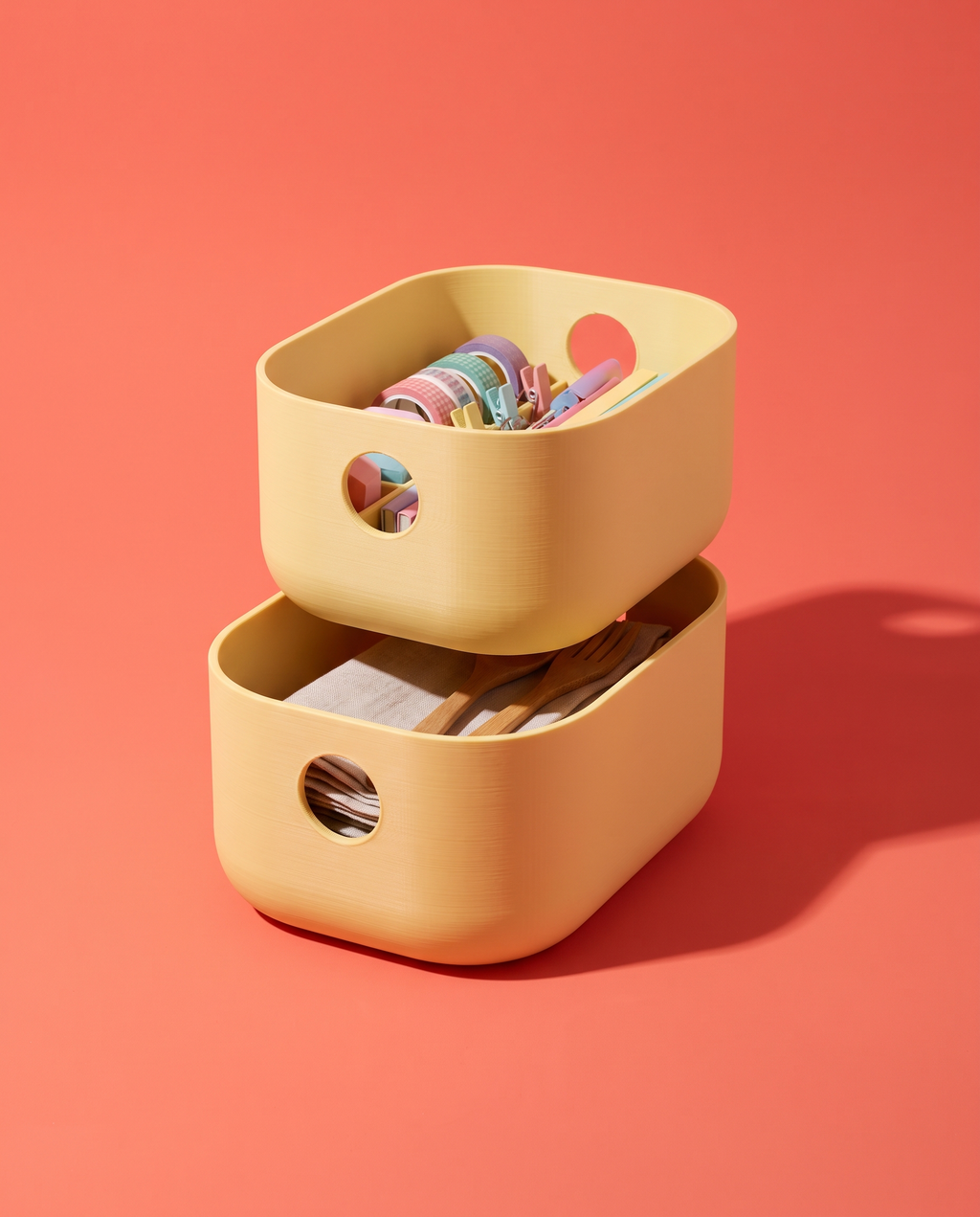 Organizador Apilable Modular para Cajón y Alacena — Set 2 Piezas
