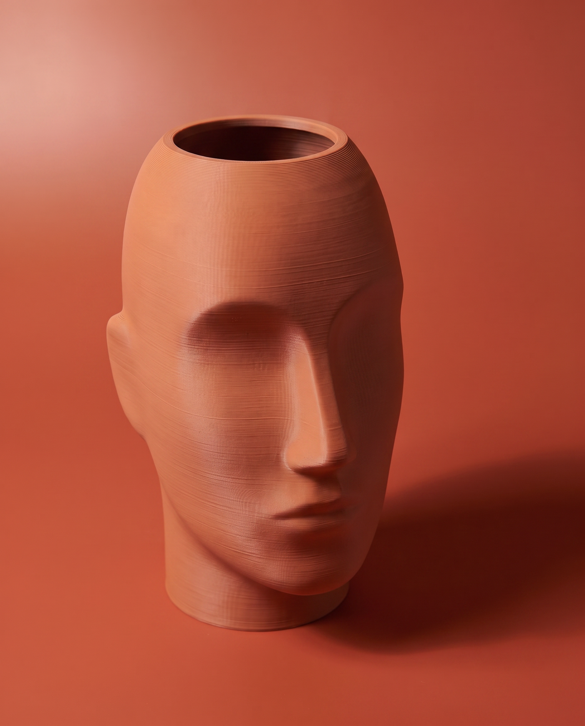 Face Vase — Jarrón Escultura de Cara