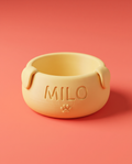 Tazón para Perro Personalizado — Orejitas + Nombre