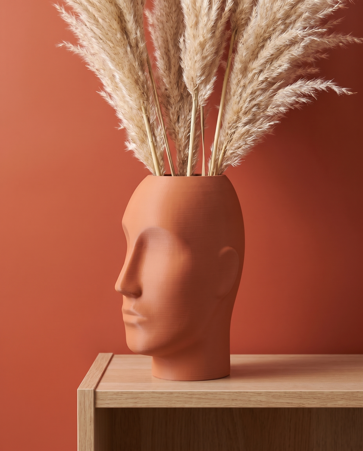Face Vase — Jarrón Escultura de Cara