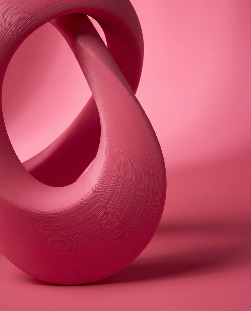 Escultura Abstracta Loop — Objeto de Diseño