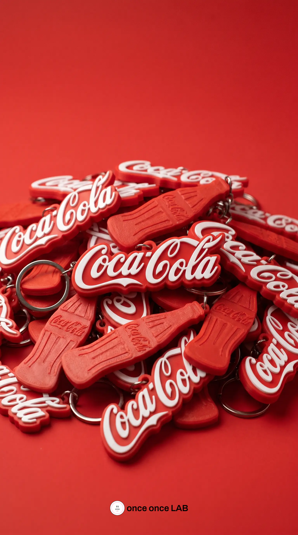 once once LAB B2B — cocacola llaveros