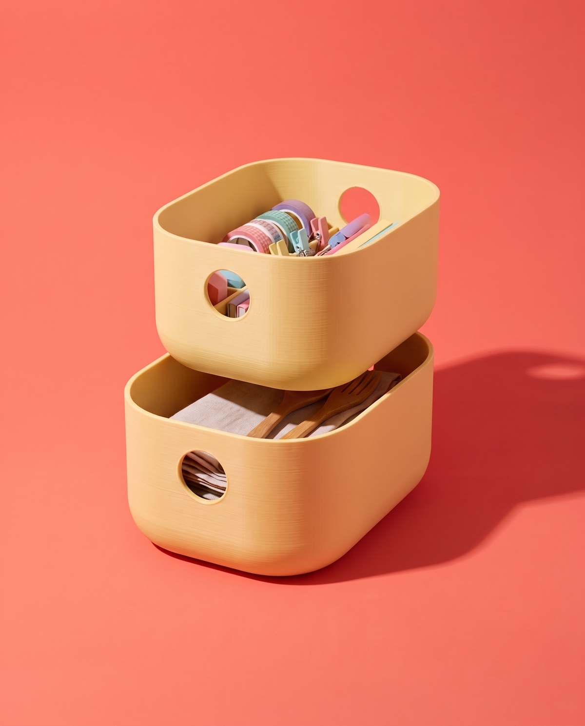 Organizador Apilable Modular para Cajón y Alacena — Set 2 Piezas