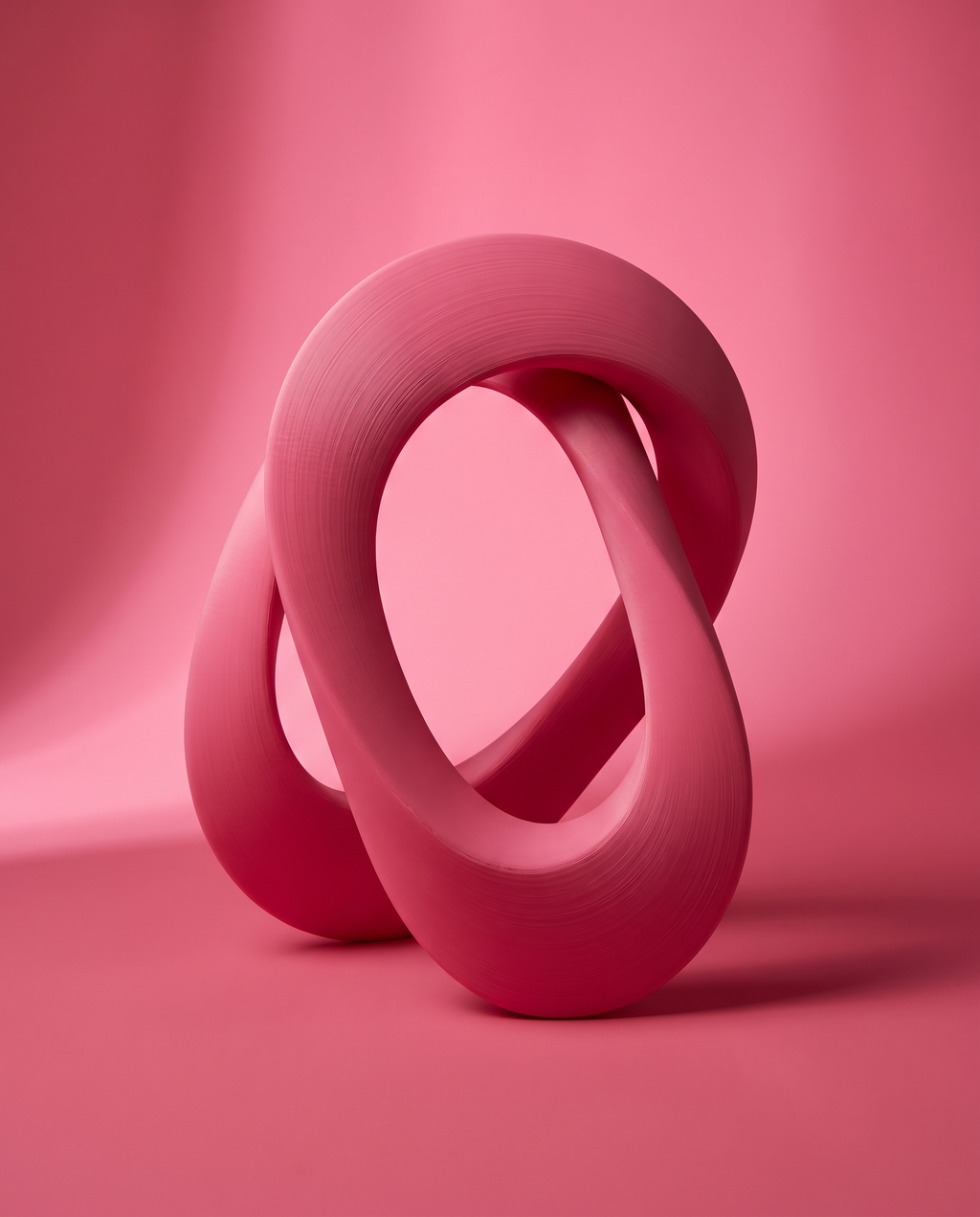 Escultura Abstracta Loop — Objeto de Diseño
