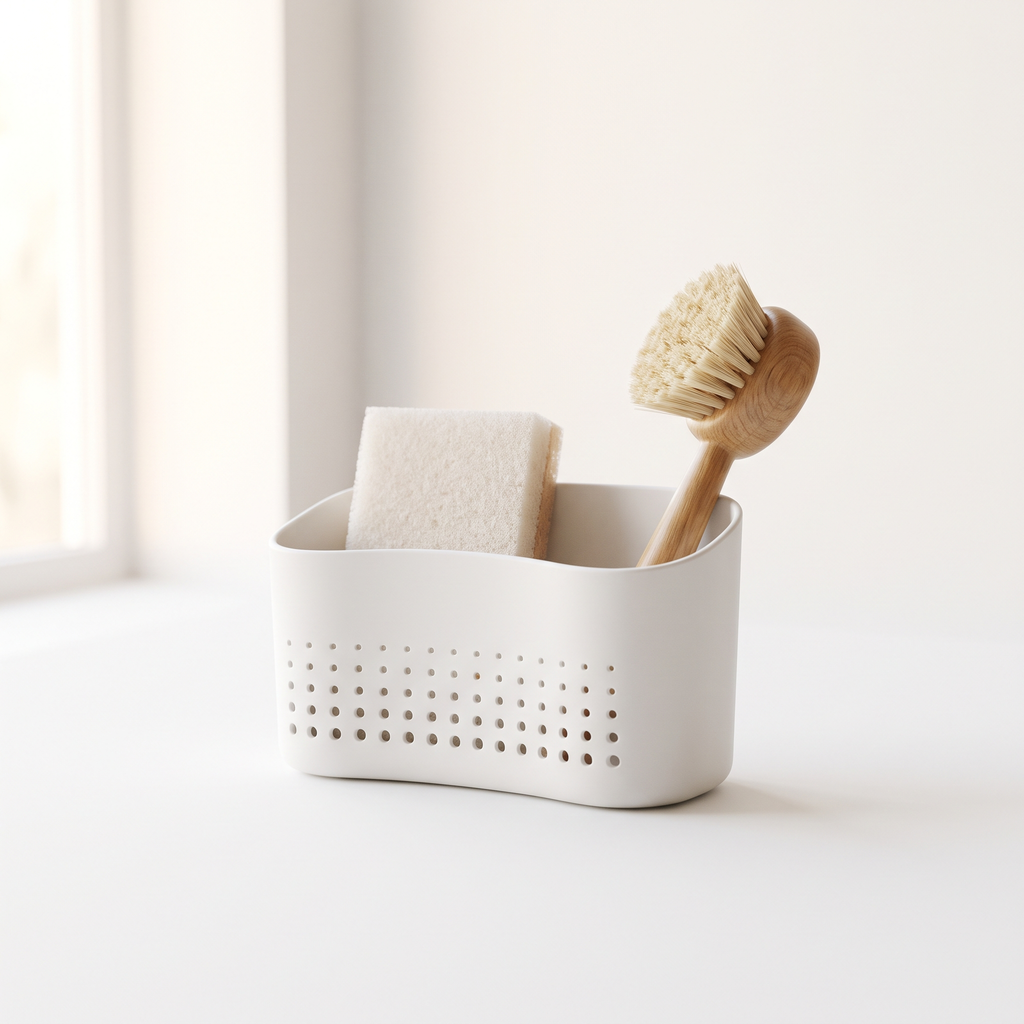 Porta Esponja Organizador Fregadero Cocina con Drenaje
