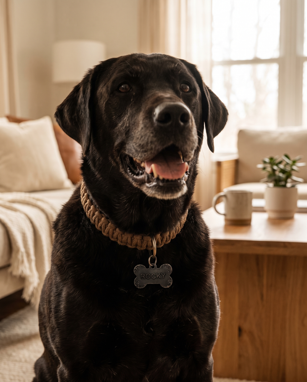 Placa de Identificación para Perro Personalizada con Nombre