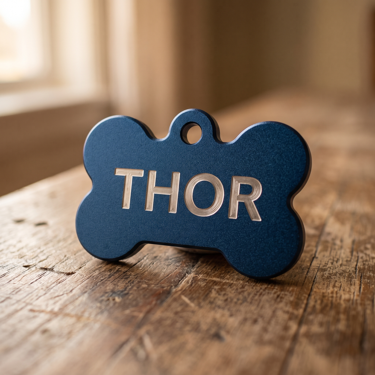 Placa de Identificación para Perro Personalizada con Nombre